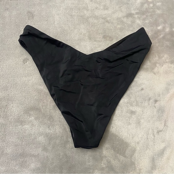 New! Beach Riot Vanessa Crystal Bottom in Black 10031 - Picture 7 of 8